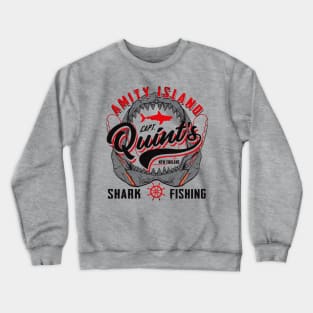 Quint's Shark Fishing Jaw Mouth Lts (Universal © UCS LLC) Crewneck Sweatshirt